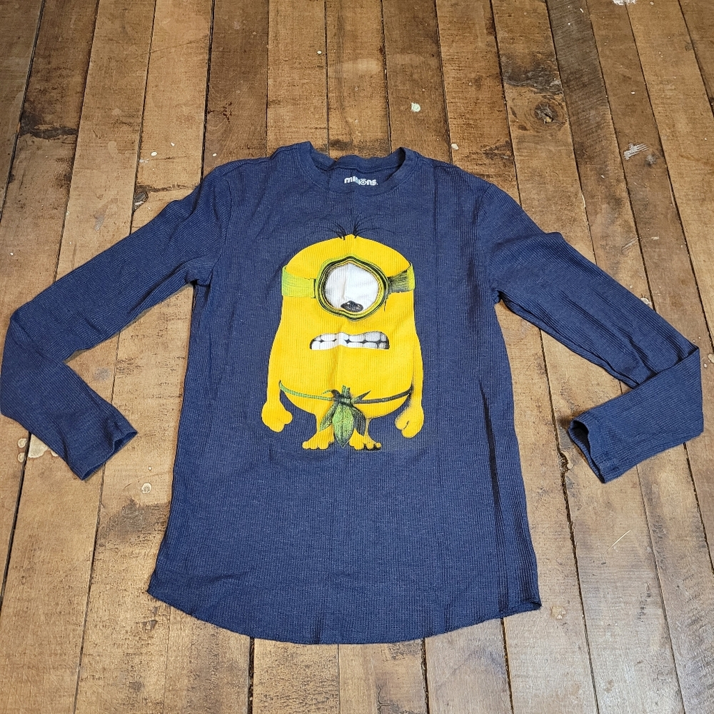 Minions long sleeve thermal shirt